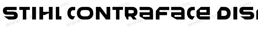 STIHL Contraface Display Title字体转换